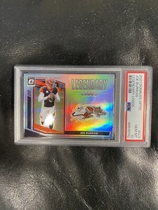 2021 DONRUSS OPTIC #LL-3 JOE BURROW LEGENDARY LOGOS SILVER PRIZM GEM MT PSA 10