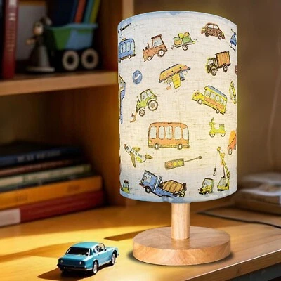 Lámparas para niños para dormitorios niños, lámpara de coche, mesita de noche de madera regulable de 3 niveles escritorio B... Foto 1 de 4