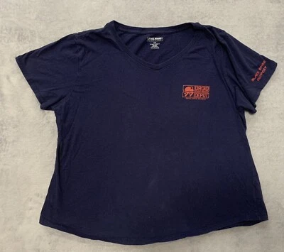 Disney Parks Star Wars Galaxy Edge Droid Depot T-Shirt 1X XL Blue Black Spire - Image 1 of 4