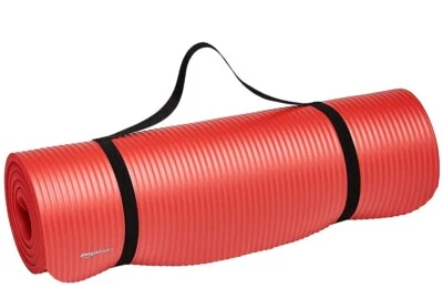 Amazon Basics 1/2-Inch Extra Thick Exercise Yoga Mat, red - Image 1 of 2