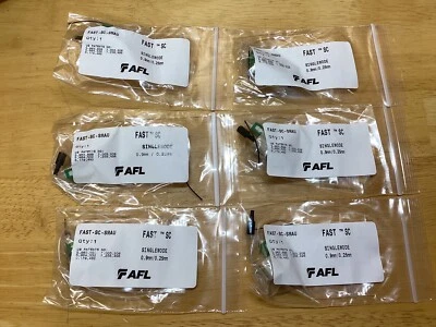 Conectores de fibra óptica monomodo AFL FAST-SC-SMAU FastConnect SC APC (lote de 6) Foto 1 de 4