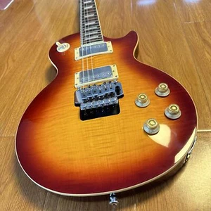 IN STOCK Chibson Flamed Maple LP Electric Guitar Chrome Part 2H pickups - Picture 1 of 9