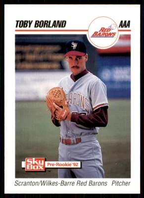 1992 SkyBox AAA Toby Borland Scranton/Wilkes-Barre Red Barons #217 - Image 1 of 2