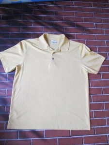 Men’s Size XL GrandSlam Airflow Golf Polo Style Short Sleeve Shirt collar yellow - Picture 1 of 7