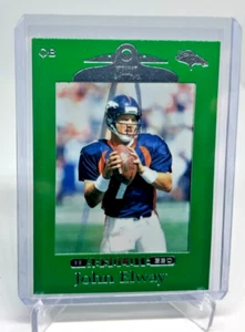 1999 Playoff Absolute JOHN ELWAY Green Border #36 Broncos - Picture 1 of 2