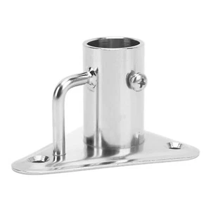 Flag Pole Holder Mounting Bracket Flag Pole Holder 90 Degree 1 Inch 316 Stain... - Picture 1 of 9