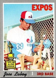 1970 Jose Laboy Rookie Set Break Centered Montreal Expos #238 