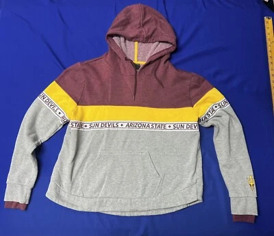 Women's Medium Arizona State Sun Devils Colosseum Hoodie Sweatshirt w/ Pockets - Image 1 of 4