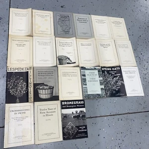 University Of Illinois Agriculture Magazine Farm Books 1933-1943 Lot Of 21 - Bild 1 von 13