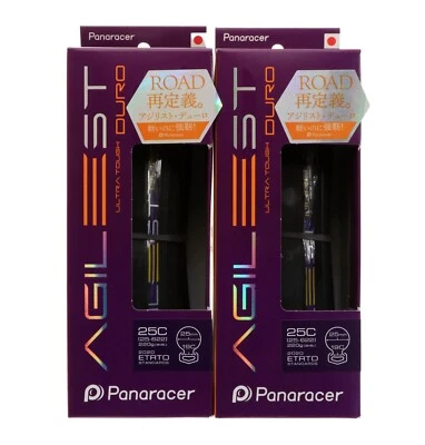 Panaracer Agilest Duro Folding Road Tire 700x25c Clincher Pair of Tires NEW