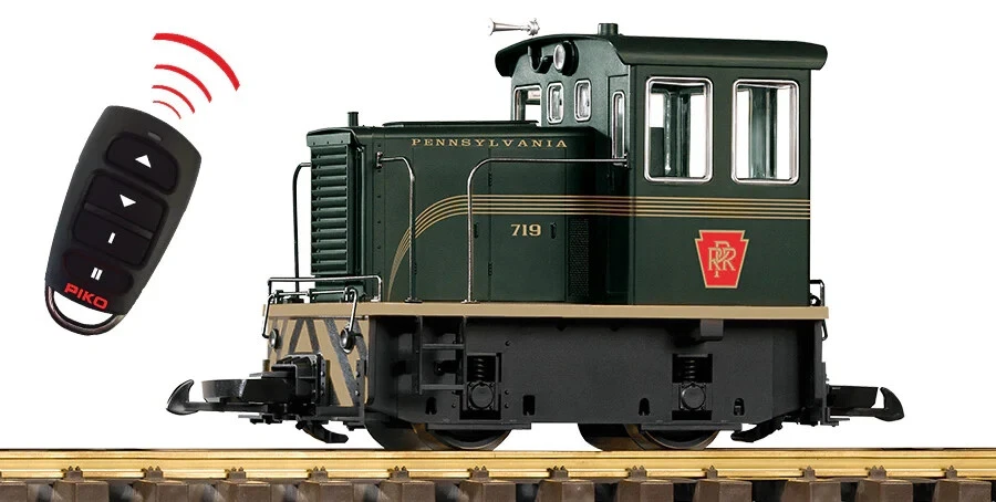 Piko G Scale 38516 Pennsylvania Rail Road (PRR) 25-Ton Diesel Locomotive, Batter - Image 1 of 1