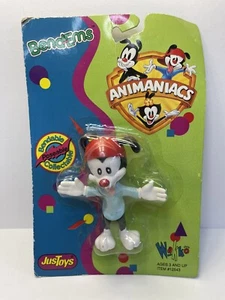 Vintage Animaniacs BendEms Just Toys Sealed Wakko Figur 1994 (Rough Card) - Bild 1 von 5