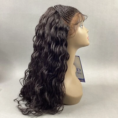 MLB38 Magic Lace Braid Wig #2 Darkest Brown Lace Front Synthetic Wavy Wig - Image 1 of 4