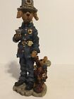 Boyds Bears Resin SGT REX & MATT THE RUNAWAY Żywica Dog Cop Folkstone 2874 NOS