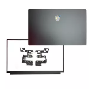 New for MSI GS75 P75 Stealth MS-17G1 17.3"Top LCD Back Cover+Front Bezel+Hinges - Picture 1 of 9