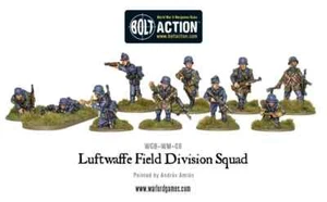 Bolt Action German Luftwaffe Field Division Squad Warlord Giochi 28mm - Foto 1 di 1