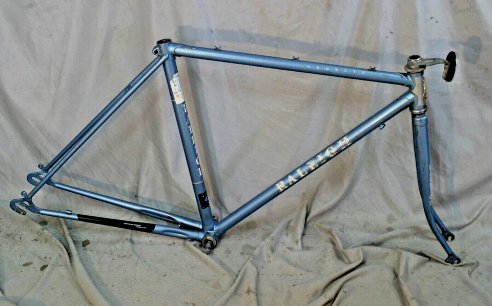 Juego de cuadro de bicicleta de carretera Raleigh Sportif Touring 1981 51 cm pequeño acero remitente de EE. UU. Foto 1 de 4