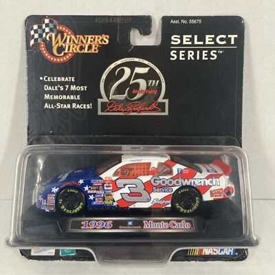 NASCAR Winners Circle 25th Anniversary '96 Monte Carlo Dale Earnhardt #3 1:43  - Image 1 of 4