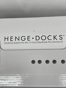 Henge Docks 15-inch MacBook Pro Dock HD01VB15MBP - Version B - With Accessories - Picture 1 of 7