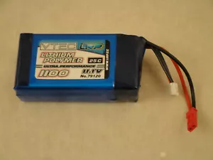 LiPo Flug-Akku 3S 1100mA 11,1V 25C 93g 71x36x21.5mm - LRP 79120 (3) - Bild 1 von 1