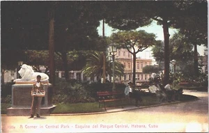 Postal de colección Cuba A Corner In Central Park Habana 03.61 - Imagen 1 de 2