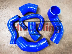 BLUE Hose Lancer EVO 7 8 9 CT9A 2001-2007 for MITSUBISHI Silicone Intercooler - Picture 1 of 7