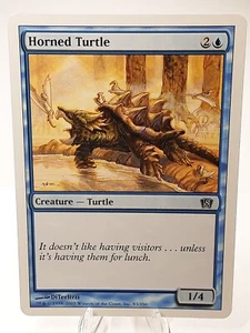 MTG - 8th Edition - Horned Turtle (083/350) - Picture 1 of 2