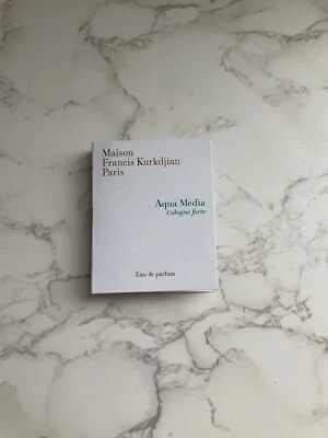Maison Francis Kurkdjian Aqua Media Cologne Forte EDP Vial Spray 0.06 Oz - Image 1 of 2