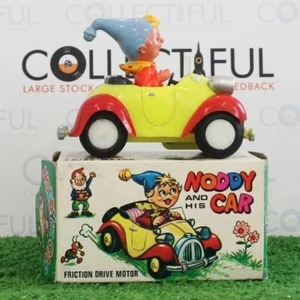 MARX - VINTAGE - NODDY - FRICTION CAR - PLASTIC *RARE WORKING!!* IN BOX🔥 - Picture 1 of 4