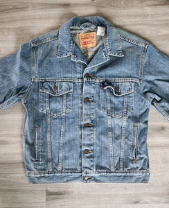 Chaqueta de Camionero Denim Vintage Años 90 Levi’s 70507 0601 Tipo 3 Talla Mediana Usada en Excelente Condición  - Imagen 1 de 13