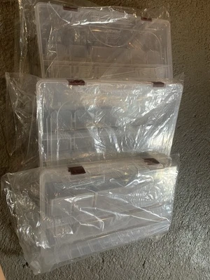 Plano 3 Utility Boxes In New Conditions for Storage of Tackle - Image 1 of 3