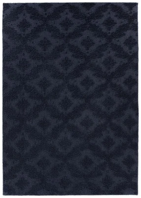 Alfombra Charleston Damasco Sólida 12' X 12' Azul Marino - Ideal para Salones... Foto 1 de 4