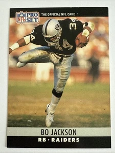 Bo Jackson, 1990 Pro Set, #155, Los Angeles Raiders - Bild 1 von 10