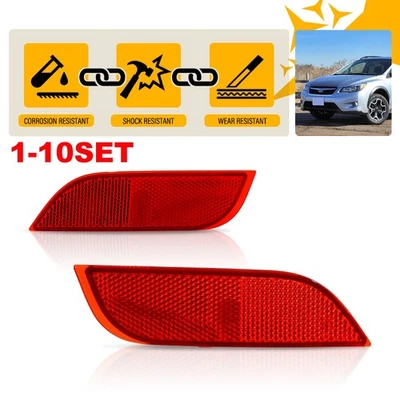 Estuche reflector de luz trasera parachoques lente roja para Subaru Impreza Sport 2012-15 Foto 1 de 4