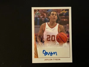 2022 Leaf Jaylon Tyson Autograph  - Picture 1 of 2