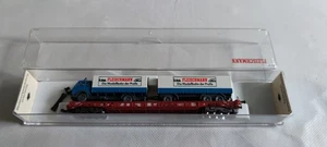 *Fleischmann escala N * 8273 * vagón de piso bajo RoLa * con camión * (embalaje original) (esquí) - Imagen 1 de 10