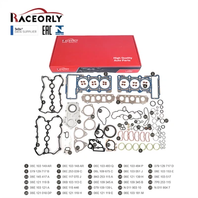 RACEORLY Engine Rebuild Gasket Kit For VW Touareg Audi S5 Q7 3.0TFSI CJT CGW CGE Foto 1 de 4