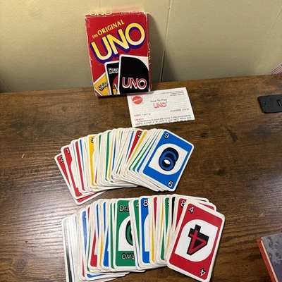 The Original Uno Card Game 1995 Complete - Image 1 of 4