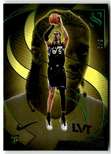 2024-25 Panini Silhouette NBA No. 100 Cody Williams Rookie Green 3/5 - Bild 1 von 2