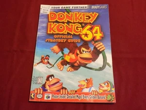 Nintendo Donkey Kong 64 Brady Spiele Offizielles Strategiehandbuch - wenig benutzt - Bild 1 von 3
