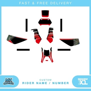 Se adapta a Honda XLR350 R. Gráficos de vinilo MX personalizados, kit de calcomanías adhesivas - Imagen 1 de 2