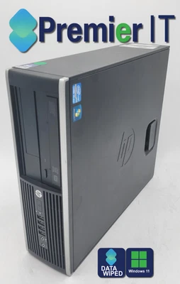 HP Compaq 8200 Elite SFF Desktop PC - Intel Core i5-2400 - 8GB RAM + 240GB SSD - Image 1 of 4