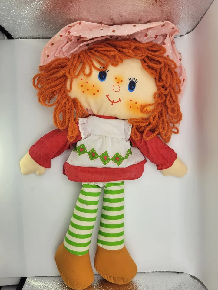 "Muñeca Kenner Strawberry Shortcake Rag 1980 16"" vestido original Hong Kong vintage" Foto 1 de 4