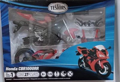 Testors Honda CBR1000RR 1:12 Scale Model Kit New Sealed 65002T 2011 - Image 1 of 2