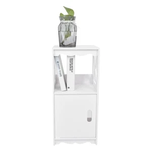 RASTKY Bedside Cabinet Nightstand Storage Shelf Unit Elegant Side Table For - Picture 1 of 12