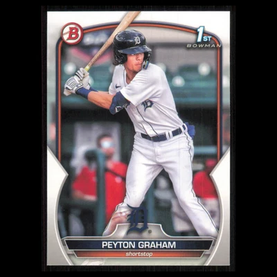Peyton Graham #BP-57 2023 Bowman Prospects Detroit Tigers Baseball Card MLB NM - Image 1 of 3