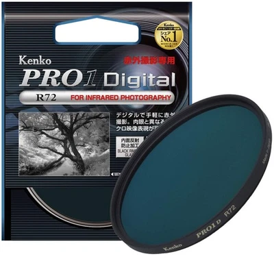 Kenko 77mm Pro1D R72 Digital Multi Coated Camera Lens Filters Black&White 327708 - Image 1 of 2