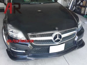 GH Style CF Carbon Fiber Front Bumper Lip For 2011-2014 W218 CLS350 CLS550 AMG - Foto 1 di 3