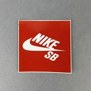 Nike SB ETIQUETA NARANJA Pegatinas Genuinas Skateboarding Raro Decoración de Pared - Imagen 1 de 3