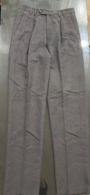 ZEGNA мягкая линия мужской голубь серый супер мягкий хлопок брюки размер 32 - Изображение 1 из 4